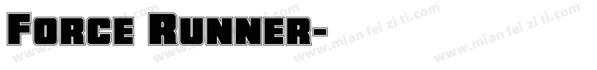 Force Runner字体转换
